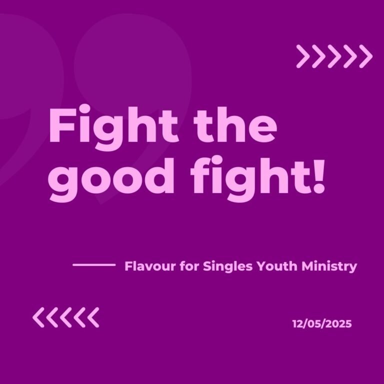 fight the good fight