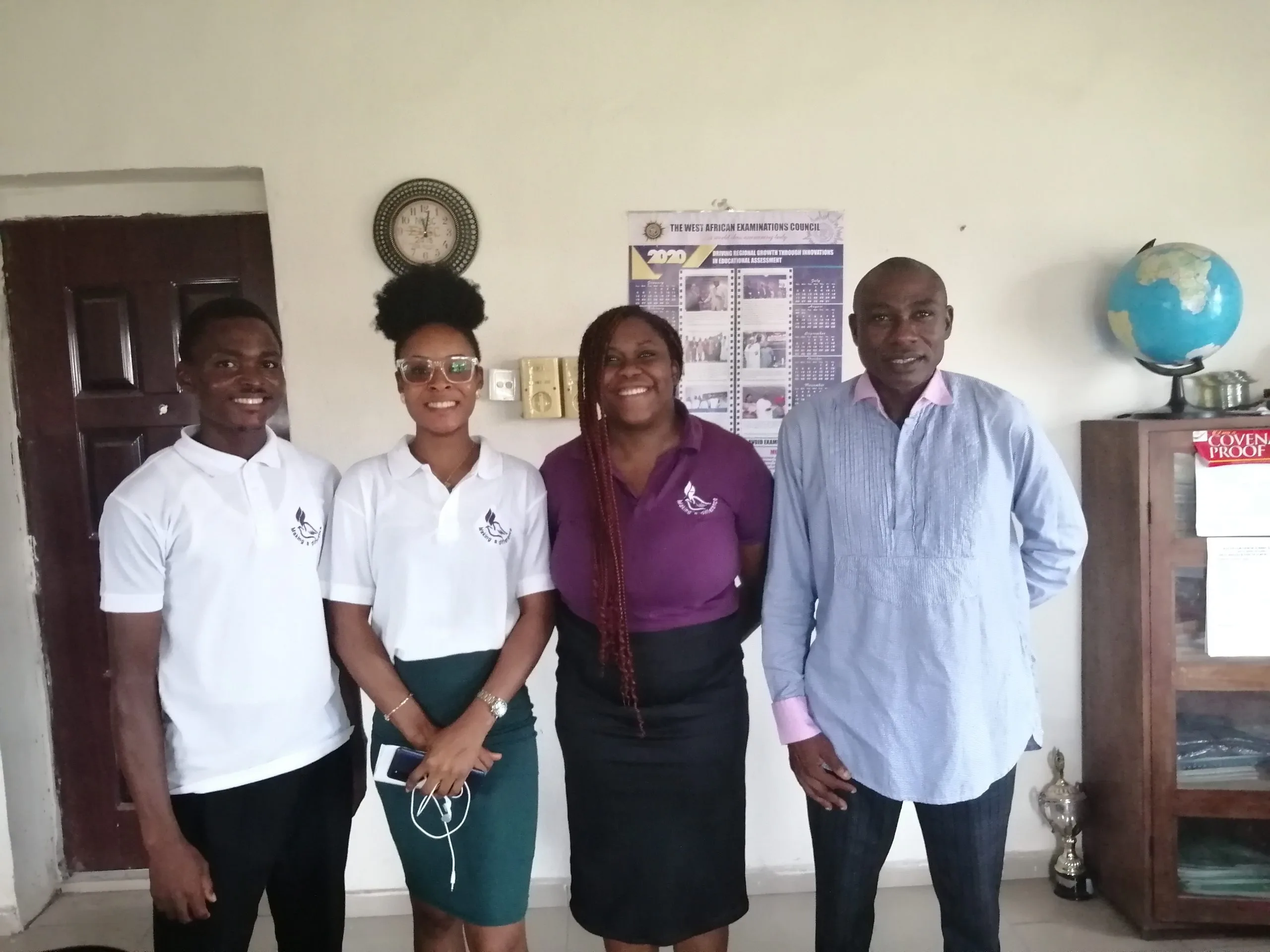 School Visitation at Kaiama Grammar School.