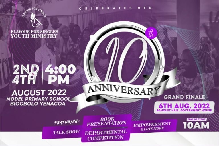 anniversary flyer