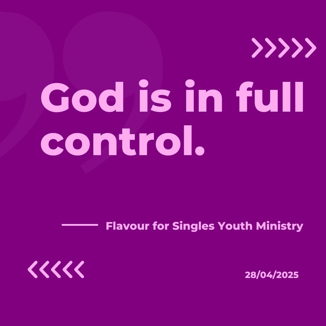 God is in Full Control