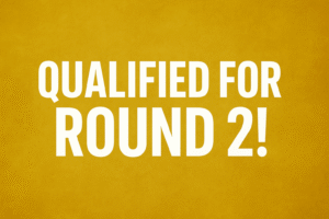 Round 2 qualifier banner